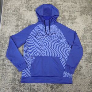 Nike Sportswear Hoodie Men's Large Blue Club Fleece Pullover Sweatshirt